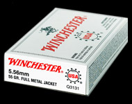 223 55 GR FMJ (20), Winchester